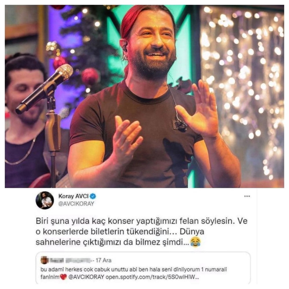 koray avci dan takipcisinin unutuldu iddialarina alayci uslub ile sert yanit